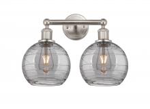 Innovations Lighting 616-2W-SN-G1213-8SM - Athens Deco Swirl - 2 Light - 17 inch - Satin Nickel - Bath Vanity Light