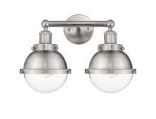 Innovations Lighting 616-2W-SN-HFS-62-SN - Hampden - 2 Light - 16 inch - Brushed Satin Nickel - Bath Vanity Light