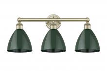 Innovations Lighting 616-3W-AB-MBD-75-GR - Plymouth - 3 Light - 26 inch - Antique Brass - Bath Vanity Light