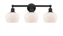 Innovations Lighting 616-3W-BK-G91 - Fenton - 3 Light - 25 inch - Matte Black - Bath Vanity Light