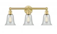 Innovations Lighting 616-3W-SG-G2812 - Hanover - 3 Light - 24 inch - Satin Gold - Bath Vanity Light