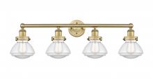 Innovations Lighting 616-4W-BB-G322 - Olean - 4 Light - 34 inch - Brushed Brass - Bath Vanity Light