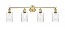 Innovations Lighting 616-4W-BB-G342 - Hadley - 4 Light - 32 inch - Brushed Brass - Bath Vanity Light