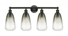 Innovations Lighting 616-4W-OB-G480-6SL - Brookhaven Almond - 4 Light - 33 inch - Oil Rubbed Bronze - Bath Vanity Light