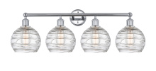 Innovations Lighting 616-4W-PC-G1213-8CL - Athens Deco Swirl - 4 Light - 35 inch - Polished Chrome - Bath Vanity Light