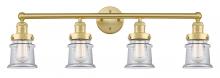 Innovations Lighting 616-4W-SG-G182S - Canton - 4 Light - 32 inch - Satin Gold - Bath Vanity Light