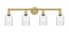 Innovations Lighting 616-4W-SG-G342 - Hadley - 4 Light - 32 inch - Satin Gold - Bath Vanity Light