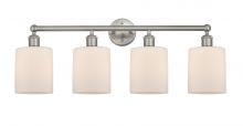 Innovations Lighting 616-4W-SN-G111 - Cobbleskill - 4 Light - 32 inch - Brushed Satin Nickel - Bath Vanity Light