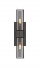 Innovations Lighting 617-2W-OB-G617-8SM - Boreas - 2 Light - 18 inch - Oil Rubbed Bronze - Bath Vanity Light