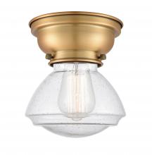 Innovations Lighting 623-1F-BB-G324 - Olean - 1 Light - 7 inch - Brushed Brass - Flush Mount