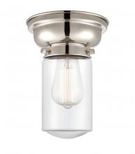 Innovations Lighting 623-1F-PN-G312 - Dover - 1 Light - 6 inch - Polished Nickel - Flush Mount