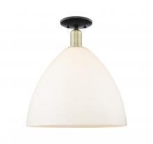 Innovations Lighting 716-1C-BAB-GBD-161 - Bristol - 1 Light - 16 inch - Black Antique Brass - Semi-Flush Mount