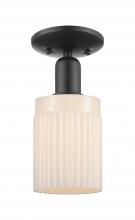 Innovations Lighting 716-1C-BK-G341 - Hadley - 1 Light - 5 inch - Matte Black - Semi-Flush Mount