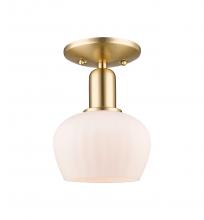 Innovations Lighting 716-1C-CB-G91 - Fenton - 1 Light - 7 inch - Champagne Bronze - Semi-Flush Mount