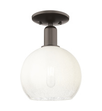 Innovations Lighting 716-1C-OB-G483-8OP - Brookhaven Globe - 1 Light - 6 inch - Oil Rubbed Bronze - Semi-Flush Mount