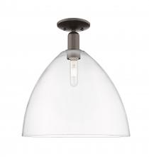 Innovations Lighting 716-1C-OB-GBD-162 - Bristol - 1 Light - 16 inch - Oil Rubbed Bronze - Semi-Flush Mount
