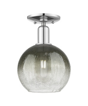 Innovations Lighting 716-1C-PC-G483-8SL - Brookhaven Globe - 1 Light - 6 inch - Polished Chrome - Semi-Flush Mount