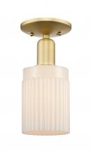 Innovations Lighting 716-1C-SG-G341 - Hadley - 1 Light - 5 inch - Satin Gold - Semi-Flush Mount