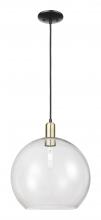 Innovations Lighting 716-1P-BAB-G122-14 - Athens - 1 Light - 14 inch - Black Antique Brass - Cord hung - Mini Pendant