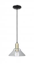 Innovations Lighting 716-1P-BAB-G132 - Orwell - 1 Light - 8 inch - Black Antique Brass - Cord hung - Mini Pendant