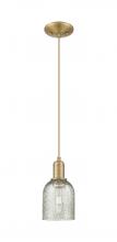 Innovations Lighting 716-1P-BB-G257 - Caledonia - 1 Light - 5 inch - Brushed Brass - Cord hung - Mini Pendant