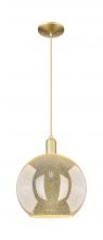 Innovations Lighting 716-1P-SG-G128-12 - Athens - 1 Light - 12 inch - Satin Gold - Cord hung - Mini Pendant