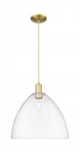 Innovations Lighting 716-1P-SG-GBD-162 - Bristol - 1 Light - 16 inch - Satin Gold - Cord hung - Mini Pendant