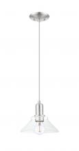 Innovations Lighting 716-1P-SN-G132 - Orwell - 1 Light - 8 inch - Brushed Satin Nickel - Cord hung - Mini Pendant