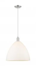 Innovations Lighting 716-1P-SN-GBD-161 - Bristol - 1 Light - 16 inch - Brushed Satin Nickel - Cord hung - Mini Pendant