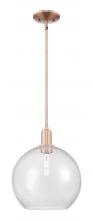 Innovations Lighting 716-1S-AC-G124-12 - Athens - 1 Light - 12 inch - Antique Copper - Stem hung - Mini Pendant