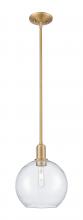 Innovations Lighting 716-1S-BB-G124-10 - Athens - 1 Light - 10 inch - Brushed Brass - Stem hung - Mini Pendant