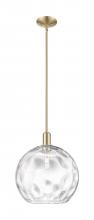 Innovations Lighting 716-1S-CB-G1215-14 - Athens Water Glass - 1 Light - 13 inch - Champagne Bronze - Stem hung - Mini Pendant