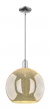 Innovations Lighting 716-1S-PC-G128-14 - Athens - 1 Light - 14 inch - Polished Chrome - Stem hung - Mini Pendant