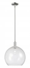 Innovations Lighting 716-1S-PN-G124-14 - Athens - 1 Light - 14 inch - Polished Nickel - Stem hung - Mini Pendant