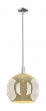 Innovations Lighting 716-1S-PN-G128-14 - Athens - 1 Light - 14 inch - Polished Nickel - Stem hung - Mini Pendant