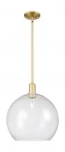 Innovations Lighting 716-1S-SG-G124-14 - Athens - 1 Light - 14 inch - Satin Gold - Stem hung - Mini Pendant