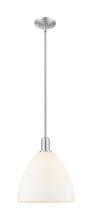 Innovations Lighting 716-1S-SN-GBD-121 - Bristol - 1 Light - 12 inch - Brushed Satin Nickel - Stem hung - Mini Pendant