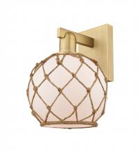 Innovations Lighting 716-1W-BB-G121-8RB - Farmhouse Rope - 1 Light - 8 inch - Brushed Brass - Sconce