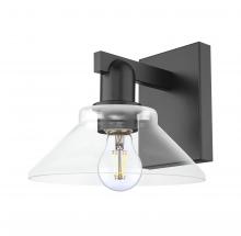 Innovations Lighting 716-1W-BK-G132 - Orwell - 1 Light - 8 inch - Matte Black - Sconce
