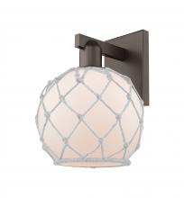 Innovations Lighting 716-1W-OB-G121-8RW - Farmhouse Rope - 1 Light - 8 inch - Oil Rubbed Bronze - Sconce