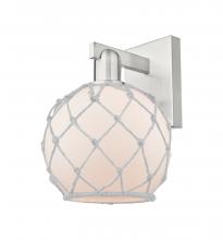 Innovations Lighting 716-1W-SN-G121-8RW - Farmhouse Rope - 1 Light - 8 inch - Brushed Satin Nickel - Sconce