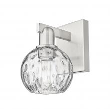 Innovations Lighting 716-1W-SN-G1215-6 - Athens Water Glass - 1 Light - 6 inch - Brushed Satin Nickel - Sconce