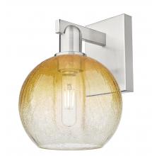 Innovations Lighting 716-1W-SN-G483-8AM - Brookhaven Globe - 1 Light - 6 inch - Brushed Satin Nickel - Sconce