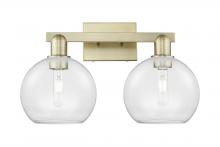 Innovations Lighting 716-2W-AB-G122-8 - Athens - 2 Light - 19 inch - Antique Brass - Bath Vanity Light