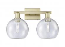 Innovations Lighting 716-2W-AB-G124-8 - Athens - 2 Light - 19 inch - Antique Brass - Bath Vanity Light