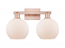 Innovations Lighting 716-2W-AC-G121-8 - Athens - 2 Light - 19 inch - Antique Copper - Bath Vanity Light