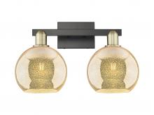 Innovations Lighting 716-2W-BAB-G128-8 - Athens - 2 Light - 19 inch - Black Antique Brass - Bath Vanity Light