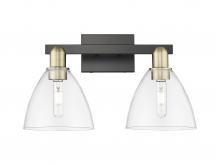 Innovations Lighting 716-2W-BAB-GBD-752 - Bristol - 2 Light - 19 inch - Black Antique Brass - Bath Vanity Light
