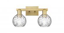 Innovations Lighting 716-2W-BB-G1215-6 - Athens Water Glass - 2 Light - 17 inch - Brushed Brass - Bath Vanity Light