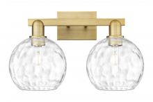 Innovations Lighting 716-2W-BB-G1215-8 - Athens Water Glass - 2 Light - 19 inch - Brushed Brass - Bath Vanity Light